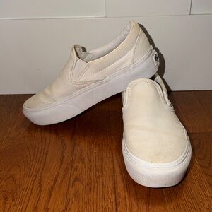 Vans Classic Slip-On Platform Shoes